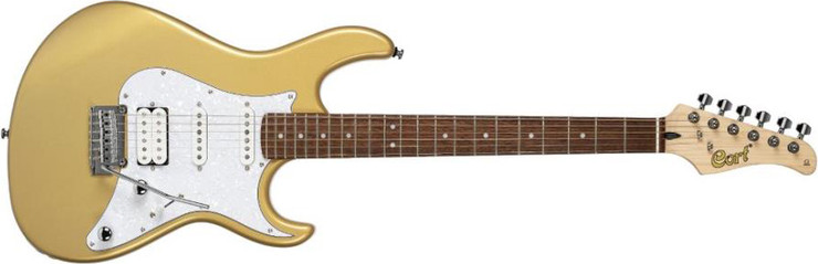גיטרה חשמלית CORT G250 Champagne Gold Metallic HSS