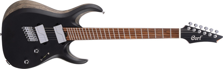 גיטרה חשמלית עם נרתיק CORT X700 MUTILITY BKS Fishman Fluence HH