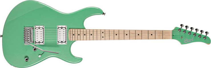 גיטרה חשמלית בצבע ירוק CORT G250 SPECTRUM MEG HH MAPLE NECK
