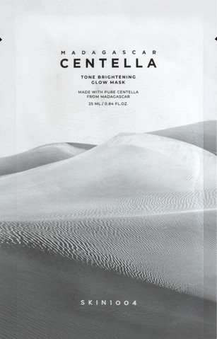 MADAGASCAR CENTELLA  מסכת הבהרה למראה עור פנים זוהר