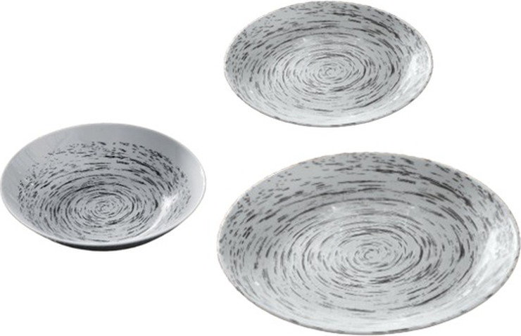 מערכת אוכל 18 חלקים לומינארק Luminarc דגם סטרטיס גרניט