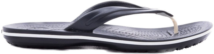 Crocs Crocband Flip - נעלי אצבע לגברים ולנשים קרוקס בצבע שחור