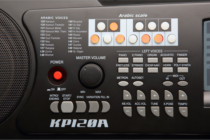 אורגנית 5 אוקטבות מיזרחי KP120A