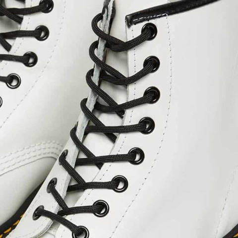 Dr Martens  INFANTS LACE BOOT 1460 T WHITE PATENT LAMPER 15373100 נעלי אופנה