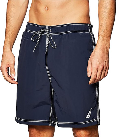 בגד ים  Nautica לגברים דגם 8" Signature