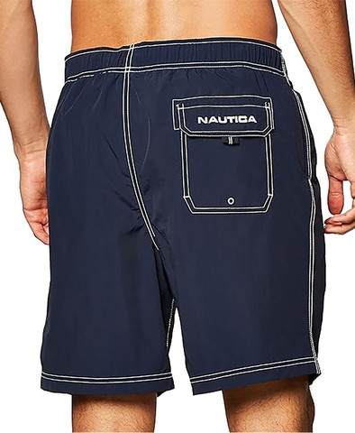 בגד ים  Nautica לגברים דגם 8" Signature