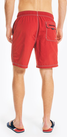 בגד ים Nautica לגברים דגם 8" Signature