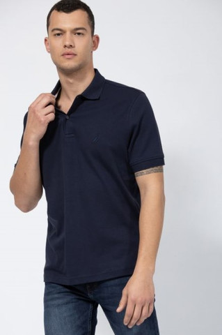 חולצת פולו Nautica לגברים גזרת Classic Fit