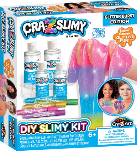 ערכת Cra-Z-Slimy DIY Glitter Burst מבית Cra-Z-Art