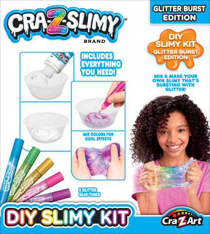 ערכת Cra-Z-Slimy DIY Glitter Burst מבית Cra-Z-Art