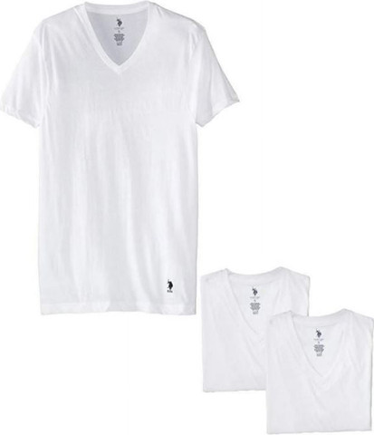 מארז 3 חולצות טישרט וי- US POLO ASSN