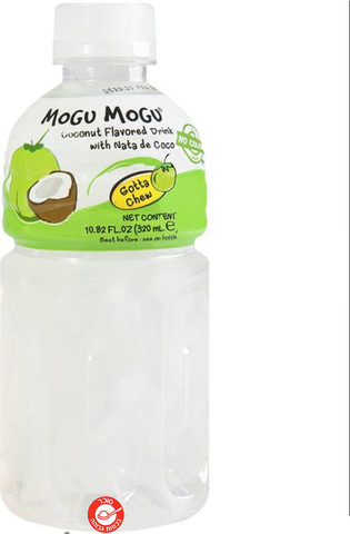 Mogu Mogu Pair משקה בטעם אגס עם חתיכות ג'ל קוקוס