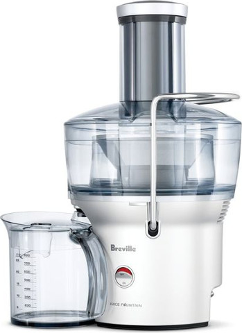 מסחטת מיצים קשים 900 וואט Breville The Juice Fountain Compact BJE200XL כסוף