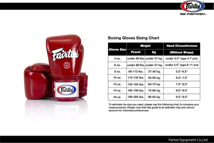 כפפות איגרוף עור Fairtex Universal BGV1 Gloves