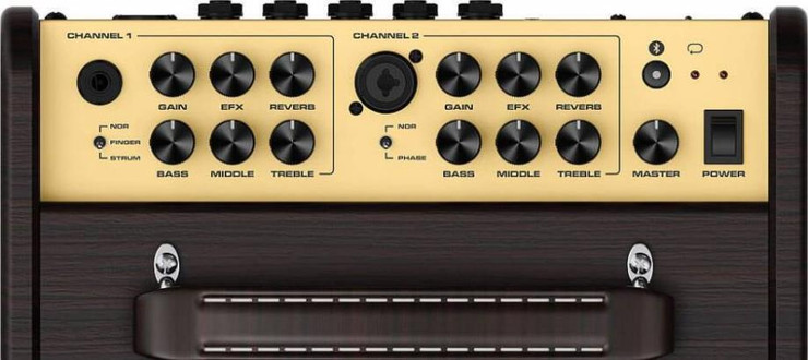 מגבר לגיטרה אקוסטית נטען עם לופר ואפקטים  Stageman II Bluetooth 80W AC-80
