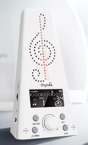 מטרונום + טיונר עומד דמוי מכני WMT-230 WHITE