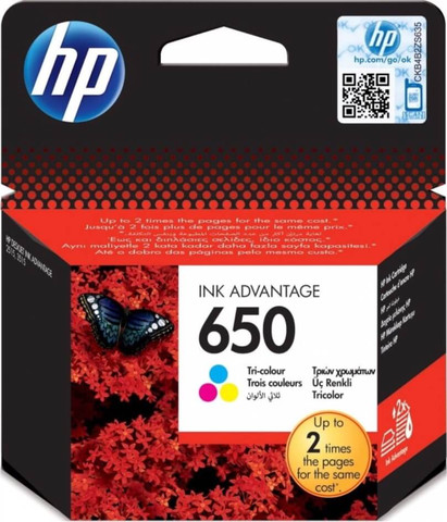 ראש דיו צבעוני מקורי HP אייץ' פי CZ102AE 650