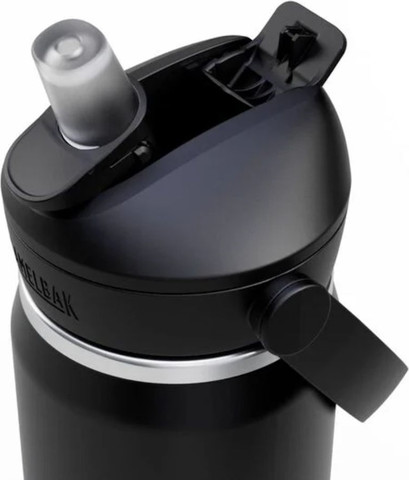 בקבוק שתייה תרמי נירוסטה 600 מ"ל Camelbak קאמלבק Thrive Flip Straw VSS 0.6L שחור
