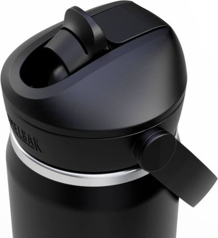 בקבוק שתייה תרמי נירוסטה 600 מ"ל Camelbak קאמלבק Thrive Flip Straw VSS 0.6L שחור
