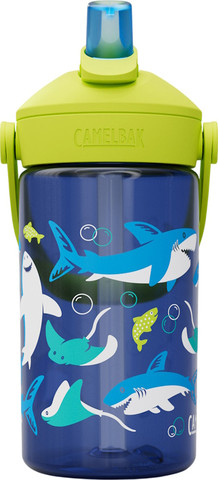 בקבוק שתייה לילדים 400 מ"ל Camelbak קאמלבק Thrive Flip Straw - כרישים