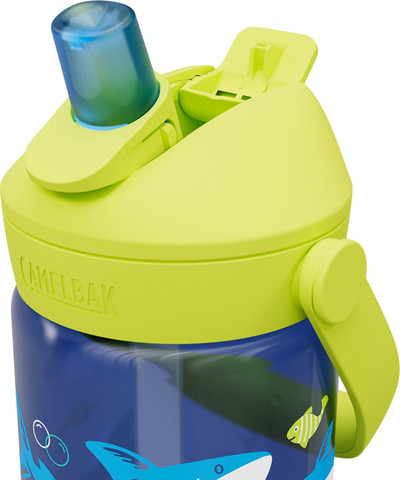 בקבוק שתייה לילדים 400 מ"ל Camelbak קאמלבק Thrive Flip Straw - כרישים