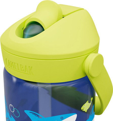 בקבוק שתייה לילדים 400 מ"ל Camelbak קאמלבק Thrive Flip Straw - כרישים