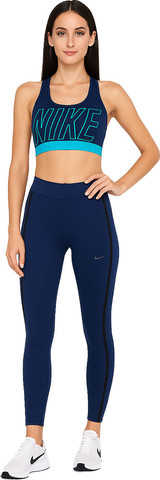 חזיית ספורט Nike לנשים דגם Classic Logo Read