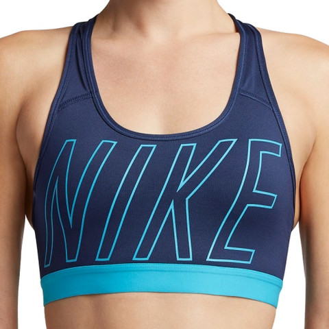 חזיית ספורט Nike לנשים דגם Classic Logo Read