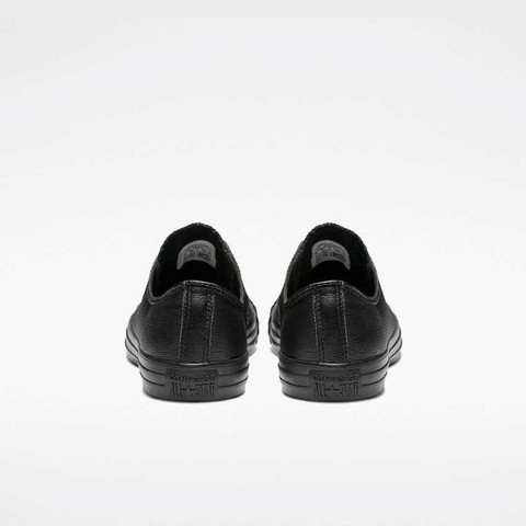 נעלי סניקרס קונברס אולסטאר Converse Allstar All-Star CHUCK TAYLOR ALL STAR LEATHER LOW TOP BLACK MONO נעלי אופנה