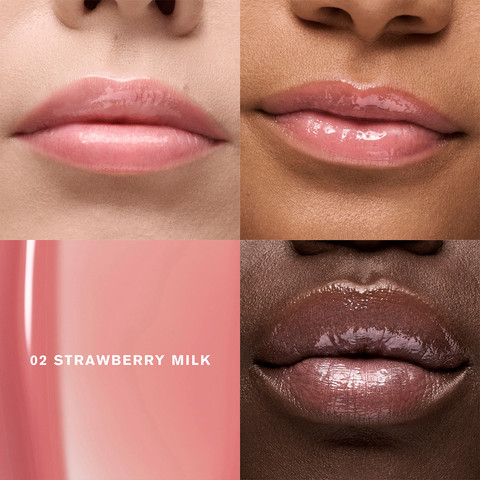 GLOSSY שמן שפתיים - 02 STRAWBERRY MILK