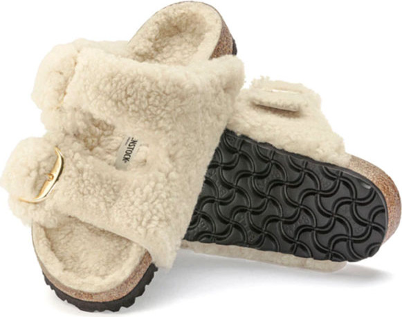 כפכפי Birkenstock לנשים דגם Arizona Big Buckle Teddy