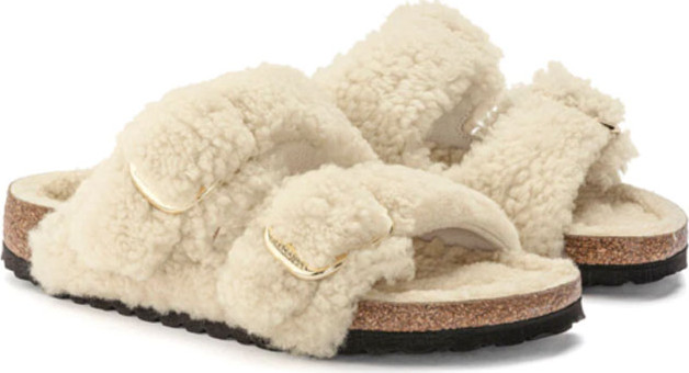 כפכפי Birkenstock לנשים דגם Arizona Big Buckle Teddy