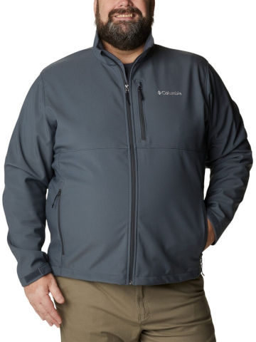 מעיל סופטשל לגברים Ascender Softshell Big M Graphite