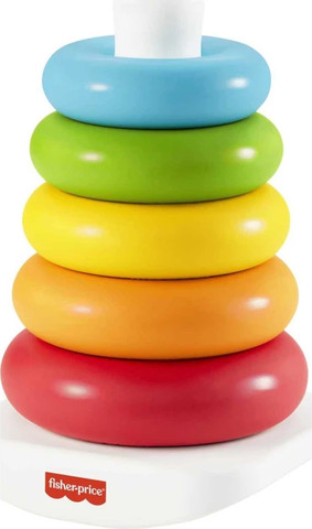 מגדל טבעות מפלסטיק - Fisher price