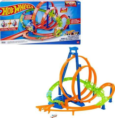 הוט ווילס אקשן מארז ממונע 4 לופים אין סופיים