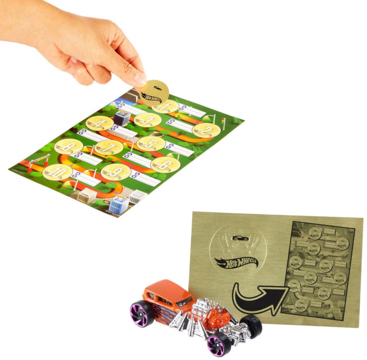 מארז 10 מכוניות מתכת בהפתעה