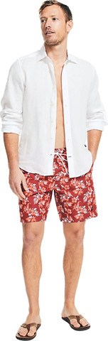 מכנסי שורט לגברים דגם  Sustainably Crafted 8" Printed
