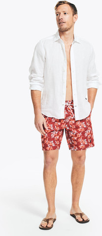 מכנסי שורט לגברים דגם  Sustainably Crafted 8" Printed