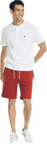 טי שירט Nautica לגברים דגם Henley