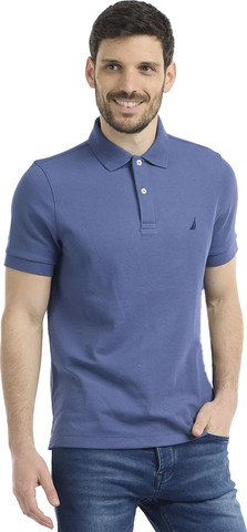 חולצת פולו Nautica לגברים גזרת Slim Fit