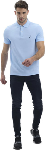 חולצת פולו Nautica לגברים גזרת Slim Fit