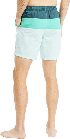 בגד ים Nautica  לגברים דגם 8" Tri-Blook Quick Dry