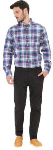 מכנסי צ'ינו לגבר דגם TAILORED FIT