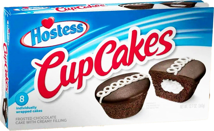 Hostess CupCakes קאפקייק של הוסטס המקורי בטעם וניל שוקו