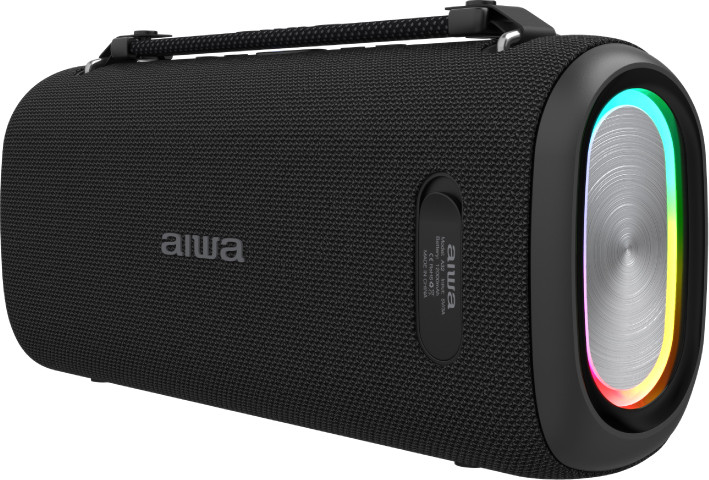 רמקול 5.3BT נייד IP65 עוצמתי 95W, חיבור USB, שחור דגם AW-BB18-BLACK
