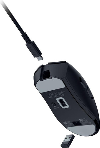עכבר גיימינג ארגונומי אלחוטי Razer DeathAdder V3 HyperSpeed - שחור