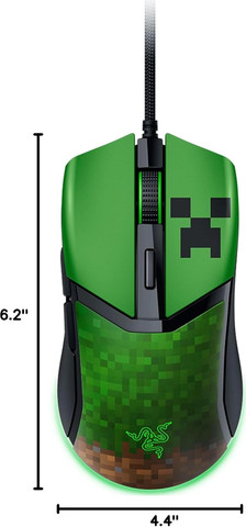 עכבר גיימינג חוטי Razer Cobra - מהדורת Minecraft