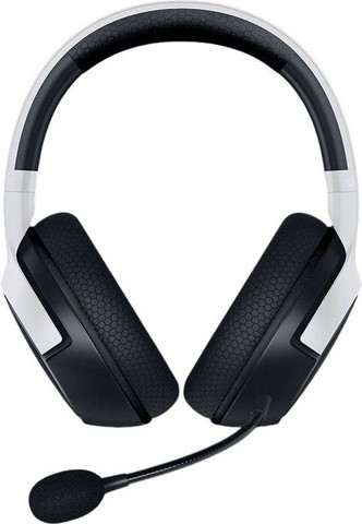אוזניות גיימינג אלחוטיות Razer Kaira X HyperSpeed - מתאימות ל-PlayStation - צבע לבן/שחור