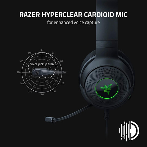 אוזניות גיימינג Razer Kraken V3 X Gaming Over-ear