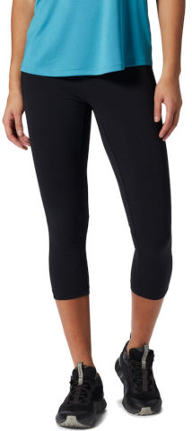 מכנסי טייטס 3/4 לנשים Mountain Stretch Capri Black
